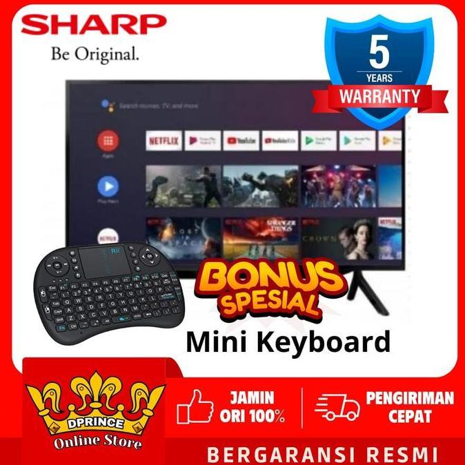 SHARP Digital TV 32GH30001 32" ANDROID TV 32inch 2T-32GH30001 BONUS MIKEY