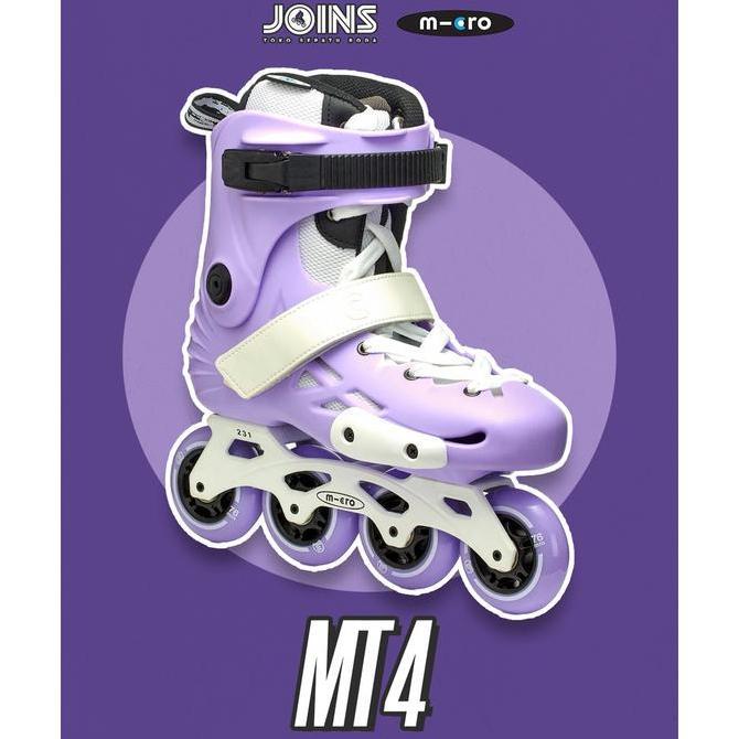 Sepatu roda inline skate Micro Mt4 Lavender