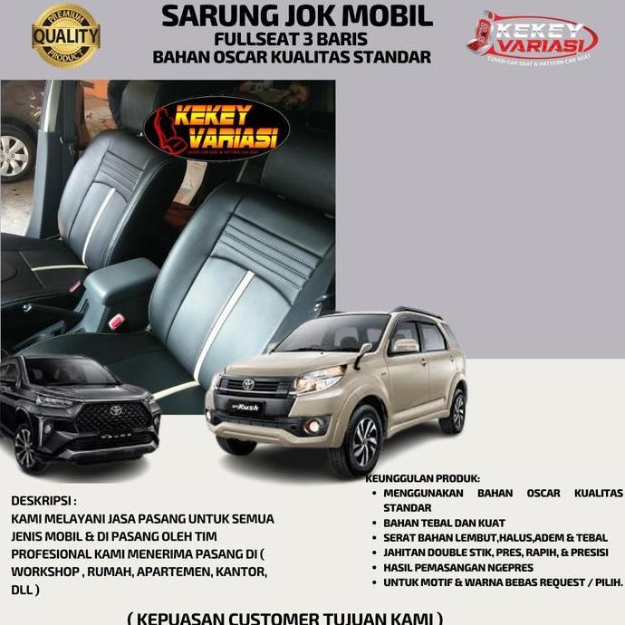 Komponen Suspensi Mobil Sarung Jok Avanza Xenia Rush Terios Bahan Oscar Termurah Grade A