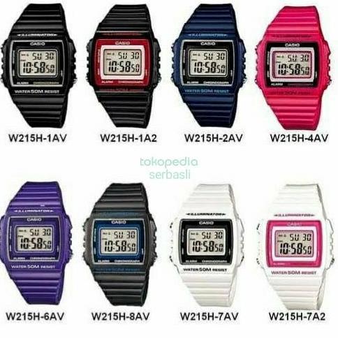 New JAM CASIO W215H / W-215H / W215 ORIGINAL
