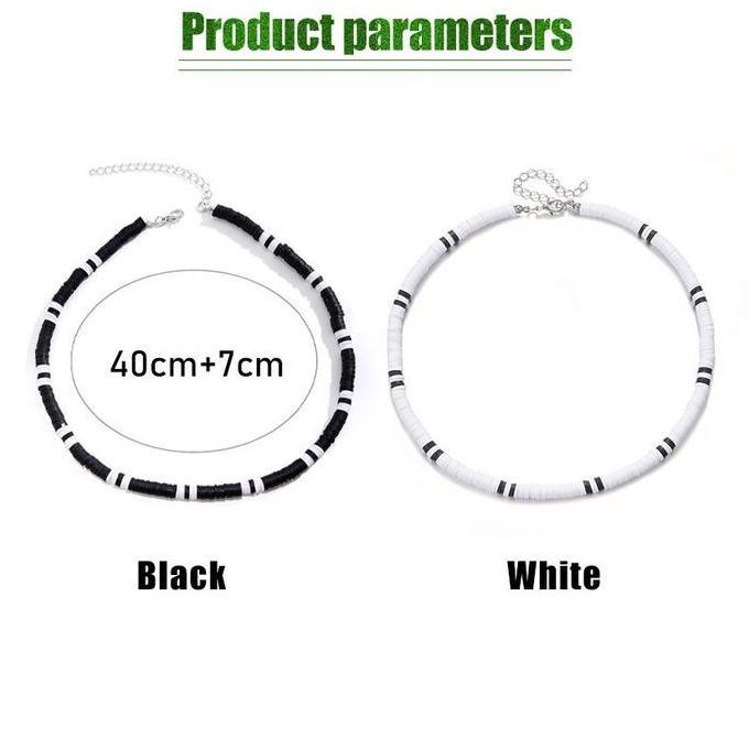 WALMERA Kalung Choker Pria Wanita Unisex | Kalung Manik Manik Aesthetic Pria Wanita Unisex Style Kor
