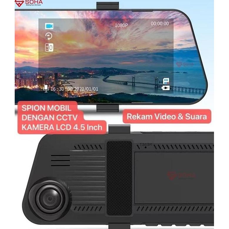 AM-30 DVR Kamera Mobil Spion CCTV Mobil DVR Dasbor Cam di Spion FHD