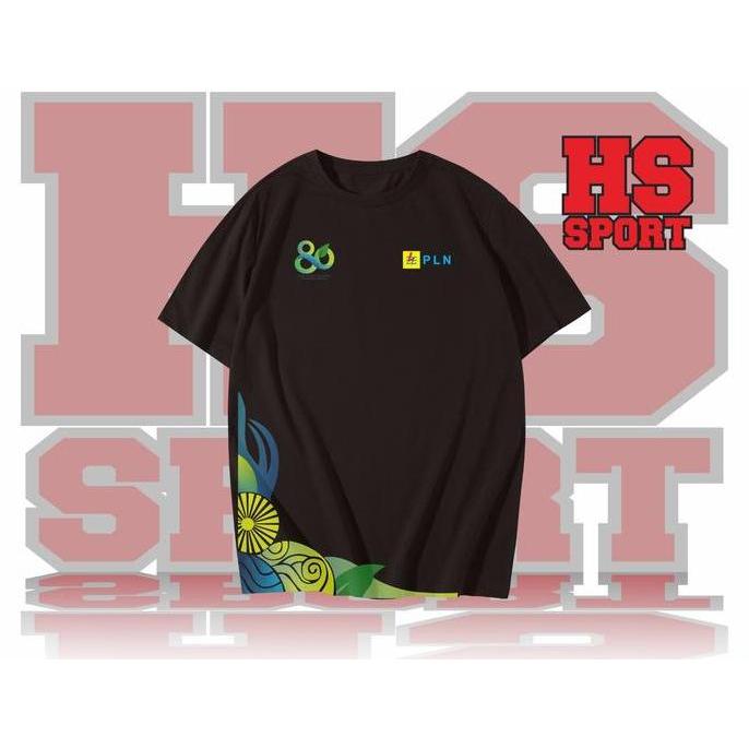 New KAOS PLN -  BAJU PLN ULTAH KE 80 THN BUMN HARI LISTRIK NASIONAL PINTAR - KAOS PLN 80th - BAJU KA
