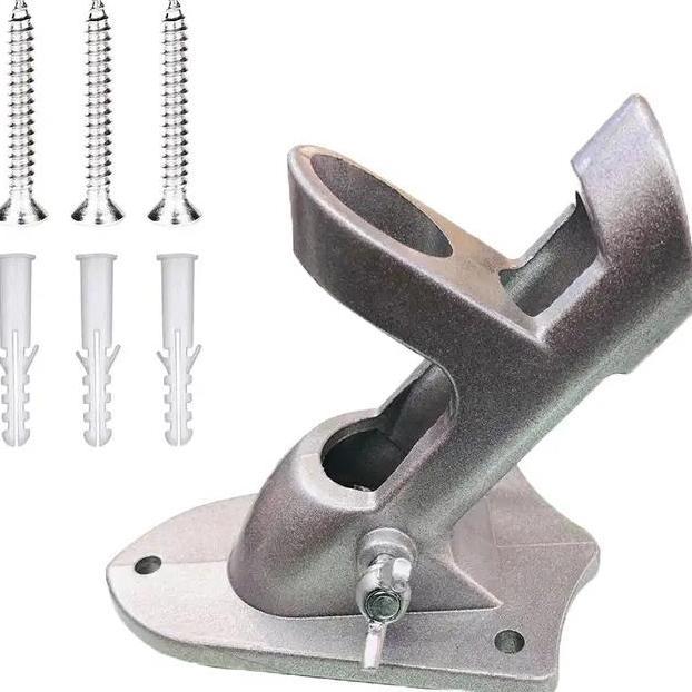 Ready Bracket Tiang Bendera Holder Tiang Bendera Dinding Dudukan Tiang Bendera Aluminium