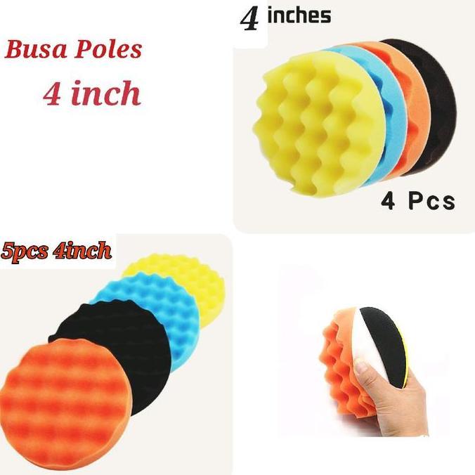 Busa Poles 4pcs 4 inch polish wax compound