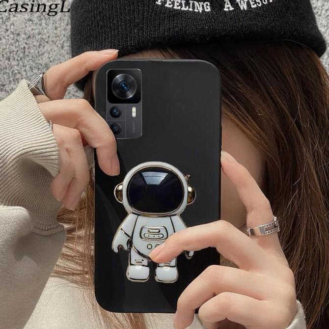 Case   untuk Xiaomi 12 / 12 PRO RING ASTRONOT HOLDER Slim Matte Softcase