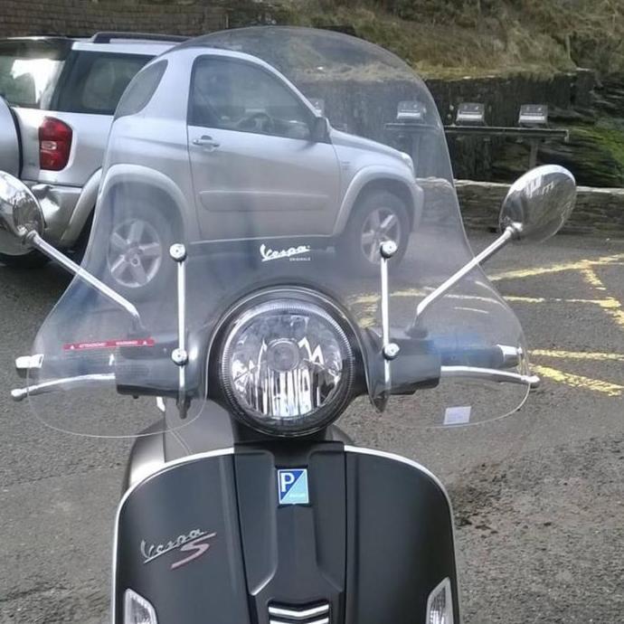 Windscreen windshield facelift vespa gts 150 - 300 medium original