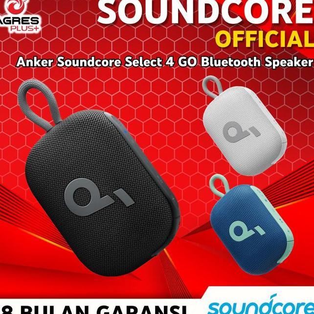Anker Soundcore Select 4 Go Bluetooth Portable Speaker 20 Jam Tahan Air Ip67 Bass Boost Hitam Wirele