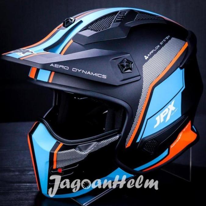 JPX HELM MX726R MX 01 | MX726 R CROSSOVER MX 726R - Helmet Motorcycle