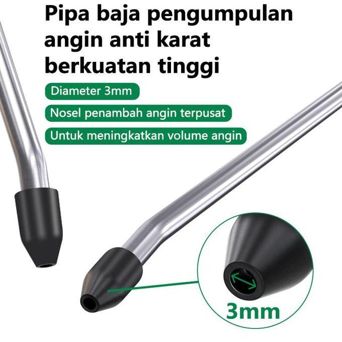 Ganilema_Seven Isku Air Duster Blow Gun 5 Inch Semprotan Angin Kompresor Tembakan Angin Pembersih De
