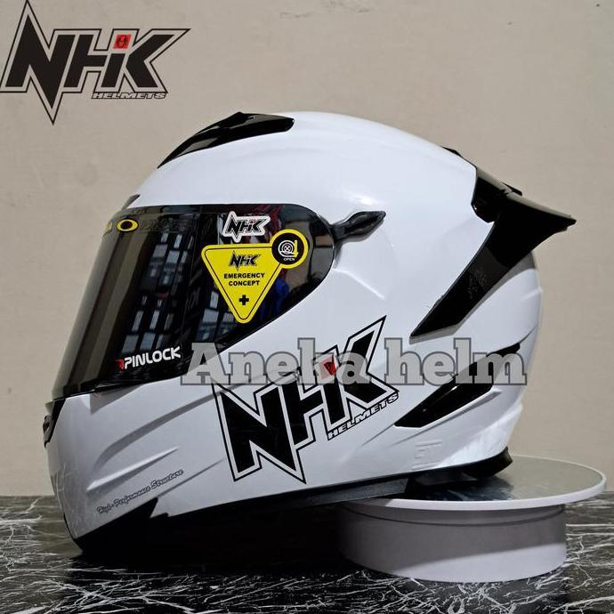paket ganteng NHK RX9 putih visor iridium