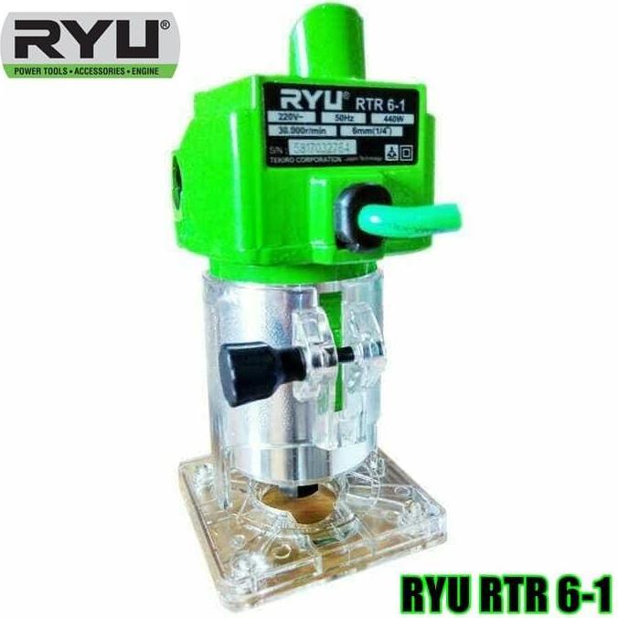 AHROKA mesin trimmer RYU RTR 6-1 router ryu mesin profil kayu