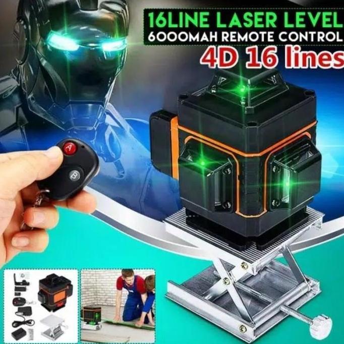 IYLBISC Laser leveling 16 garis laser level 4d 16Line Taffware HILDA