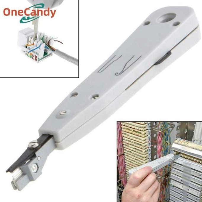 ASTAROL Tang Krone LSA Punch Tool Impact Insertion - Alat Teknisi Penyambung Kabel LAN RJ45 Untuk Wa