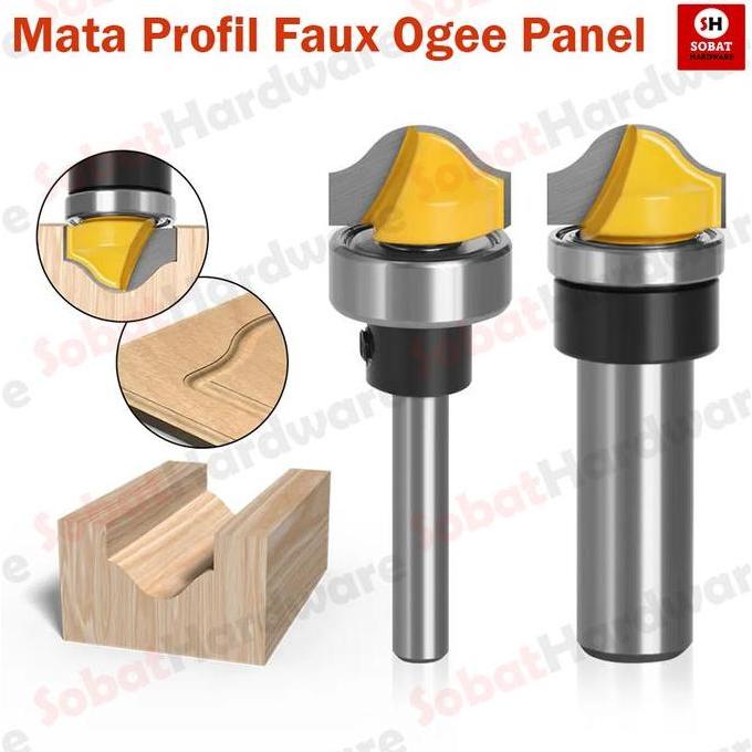ASTAROL Mata Profil Router Bit Panel Pintu Ogee Groove Woodworking