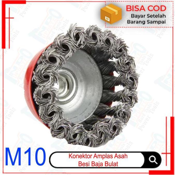 IYLBISC Adaptor Bor Konektor Gerinda Amplas besi baja Asahan Besi 10mm