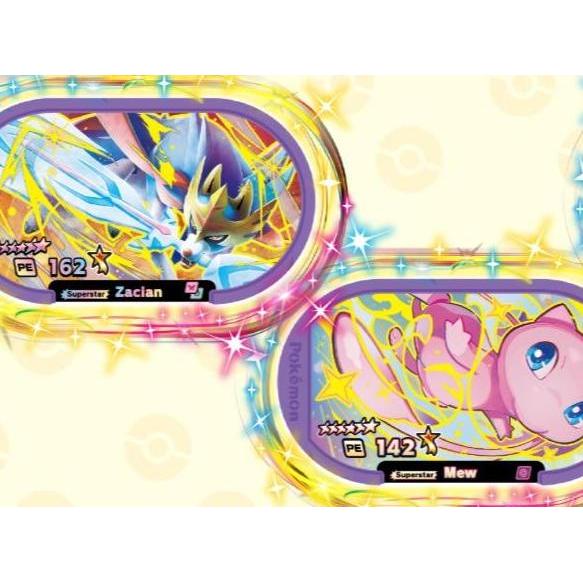 Mezastar mezatag pokemon legacy tag charizard venusaur blastoise zacian zamazenta mew gyarafos urshi