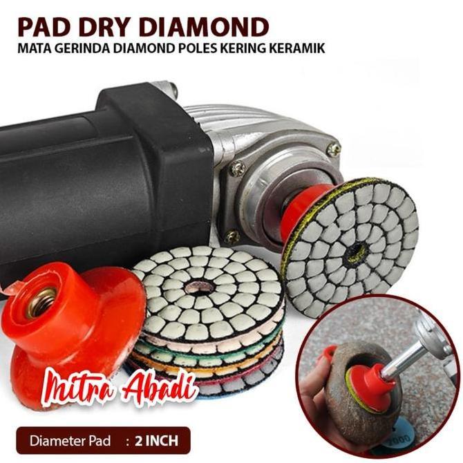 ASTAROL Pad Dry Grinding Diamond 2 Inch / Mata Gerinda Mini Poles Kering Keramik Batu Marmer