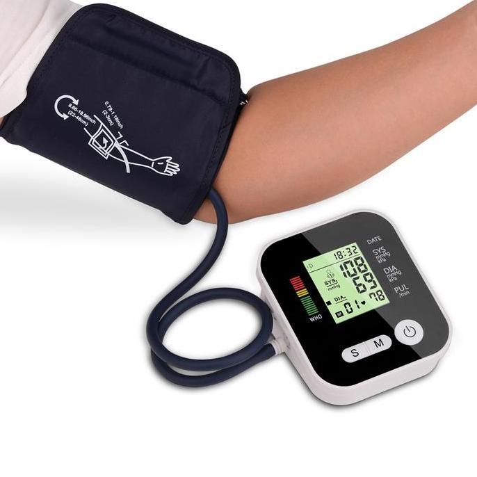 Errozishop - Alat Pengukur Tekanan Darah Alat Cek Tensi Darah Tes Darah Digital Sphygmomanometer Mon
