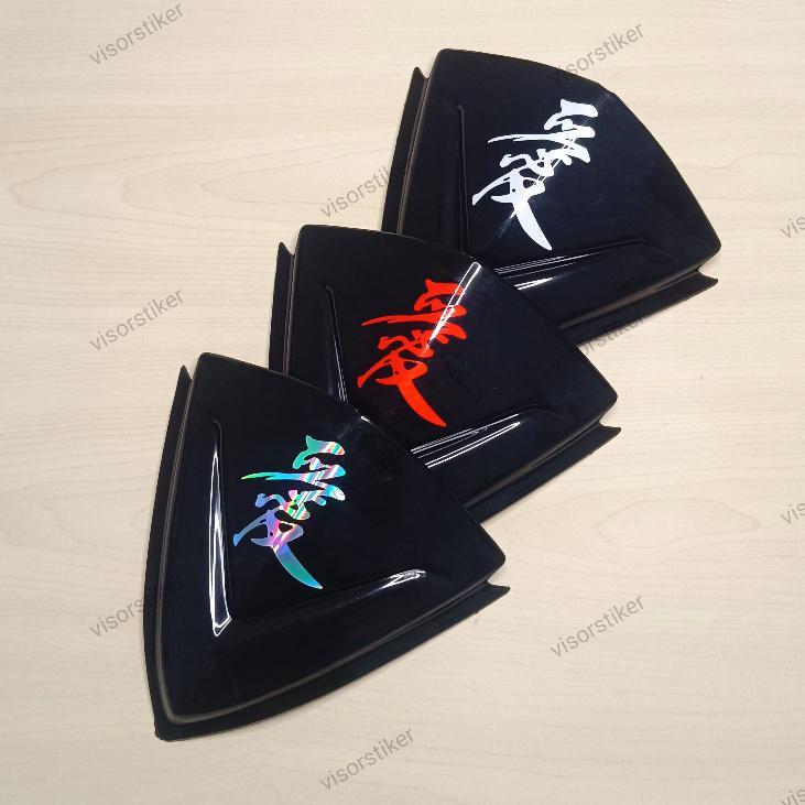 JABAROSUPPLY VISOR BEAT KARBU BEAT OLD MIO SPORTY MIO SOUL KARBU MIO M3 STIKER LOGO WINDSHIELD HONDA