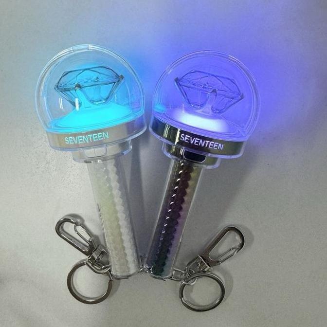LOGPEF Seventeen Caratbong V3 Mini Keyring Lightstick Seventeen Gantungan Kunci