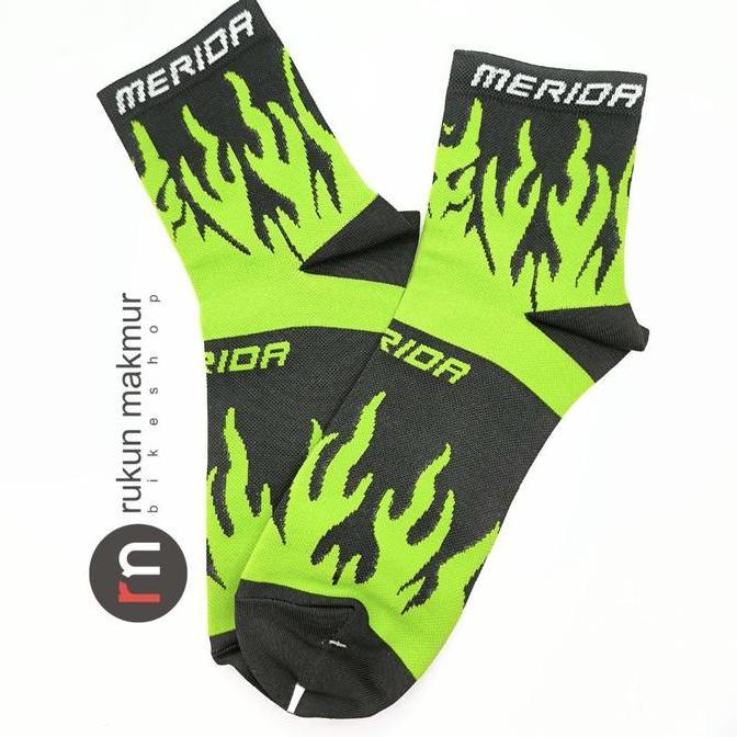 Promo Merida Socks Original Team Merida Size M Medium Sock Kaos Kaki Sepeda Balap Roadbike / Gunung 