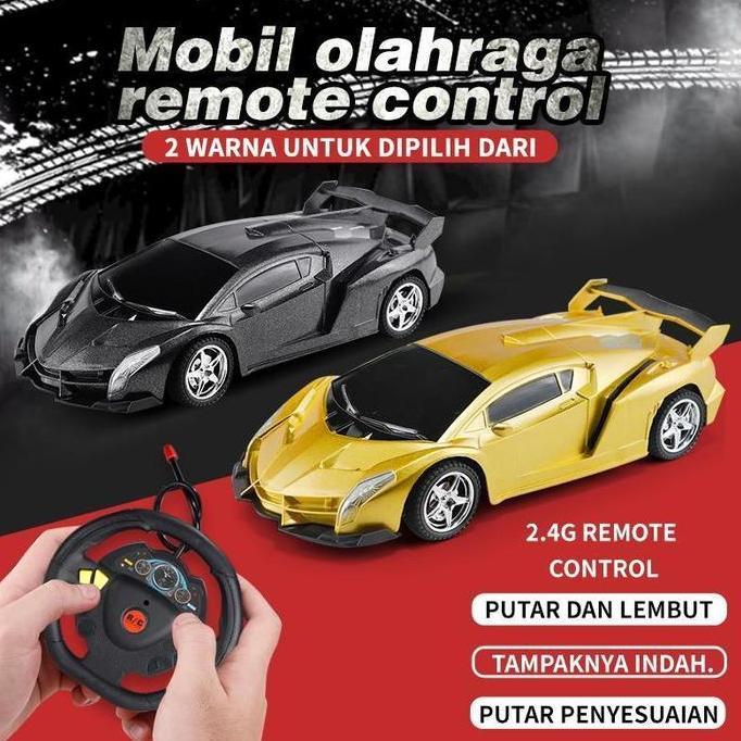 4jamstore - rc mobil olahraga dengan 360 rotasi - mainan edukatif anak skala 1:22 toys asli control 