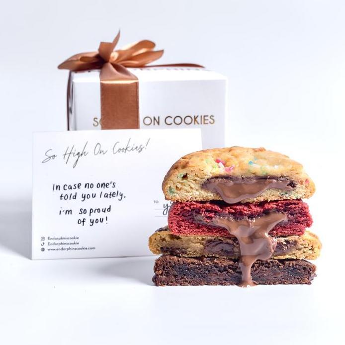 Endorphins' Hampers Package - Box of 4 Cookies