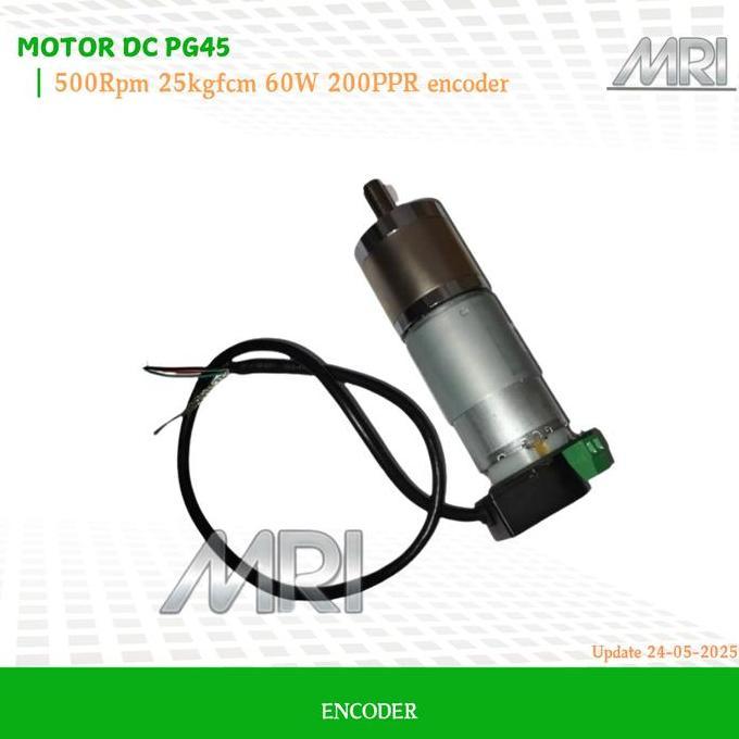 omnadiefaa_ - motor dc pg45 500rpm 25kgfcm 60w 200ppr encoder