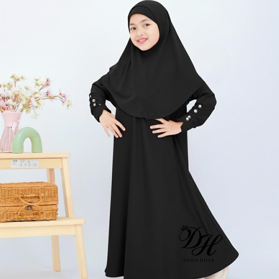 Murah Abaya Set - Gamis Anak Perempuan Usia 1 - 12 Tahun