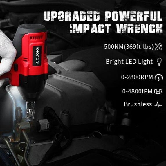 Cordless Impact Wrench 98V Brushless 98V Bor Obeng Kunci 98 Volt Mesin  Multi Fungsi Mesin Bor / 150