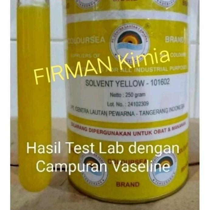 Pewarna minyak kuning muda/solvent yellow-101602 merek Coloursea 250gr