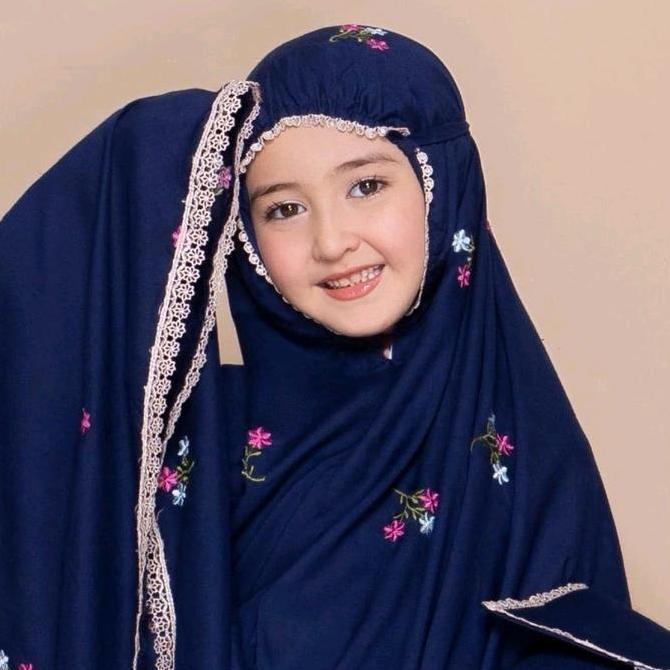 MUKENA ANAK TANGGUNG RAYON BORDIR MELATI