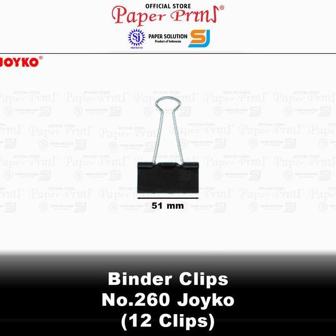 Binder Clip 260 - Box Kecil isi 12 Clips