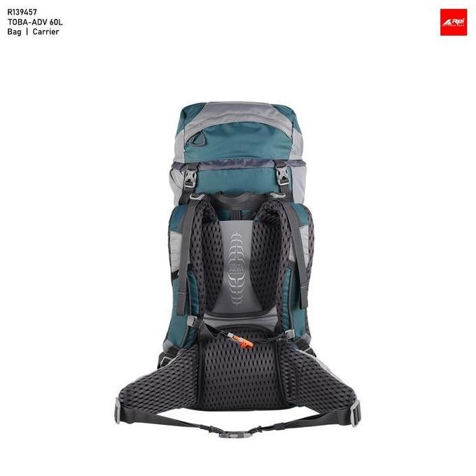 Carrier Arei Toba Adv 60 Liter Tas Gunung 60L Kerir Keril Backpack Tas Punggung Camping Ransel Outdo