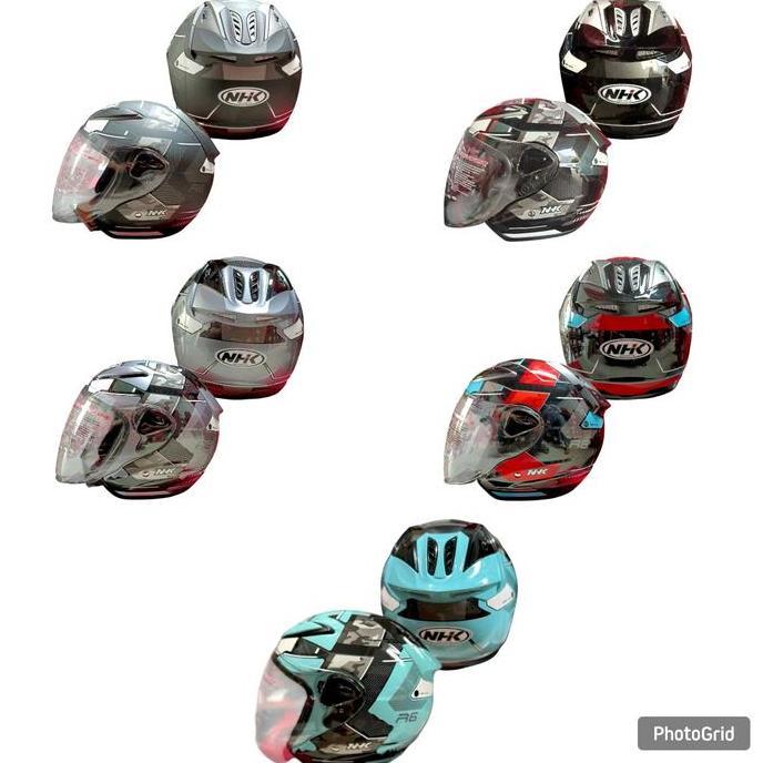Helm Half Face R6 Nhk Ellies
