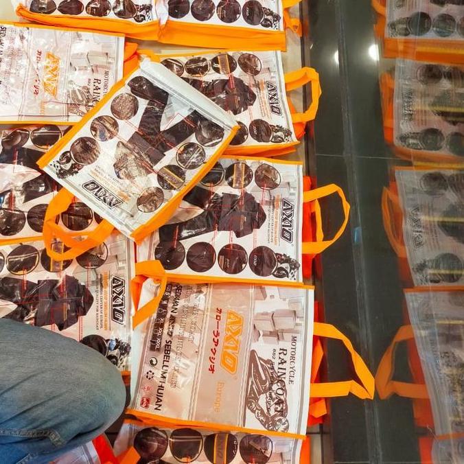 Jas Hujan Axio EUROPA 882A 882A Orange / Raincoat Berkualitas