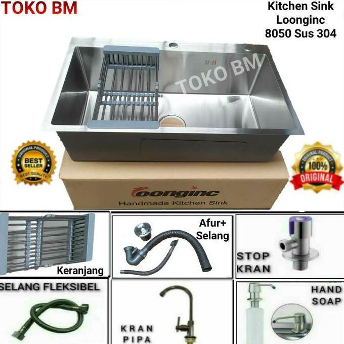 kitchen sink original bolzano 8050/bak cuci piring bolzano minimalis