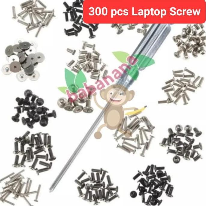 Baut Laptop 300Pcs Screw Kit Set Asus Acer Hp Dell Msi Lenovo computer
