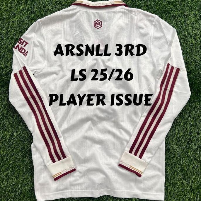 Jersey Sepak Bola PLAYER ISSUE Lengan Panjang Arsenal 3rd 25/26
