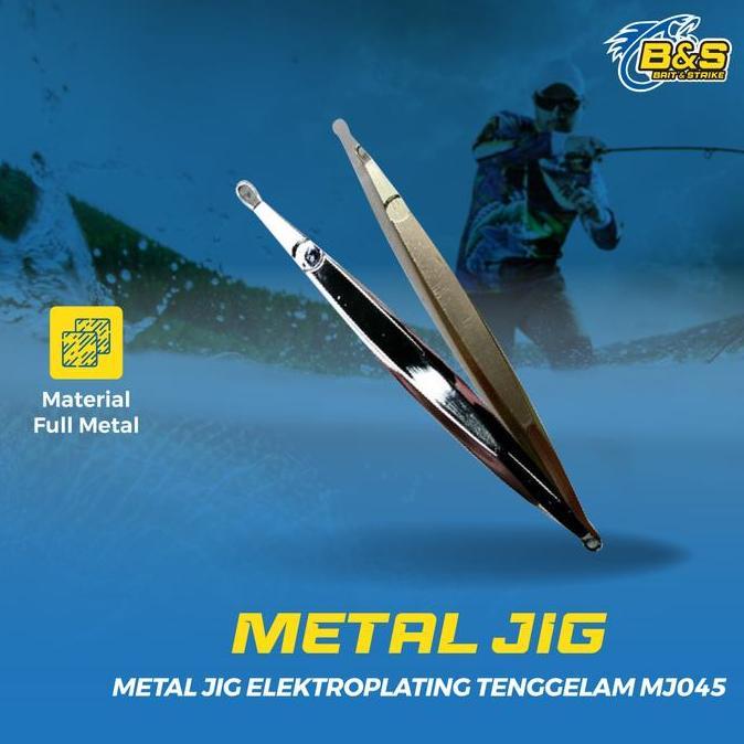 LureKiller Umpan Mancing Pancing Metal Jig Jigging Elektroplating Tenggelam 80G-400G MJ045