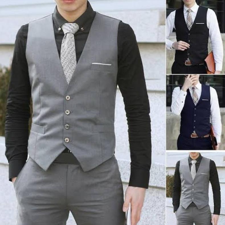 TERMURAH JAS ROMPI PRIA MODERN/ROMPI NIKAH/ROMPI KANTOR/VEST PRIA ROMPI FORMAL