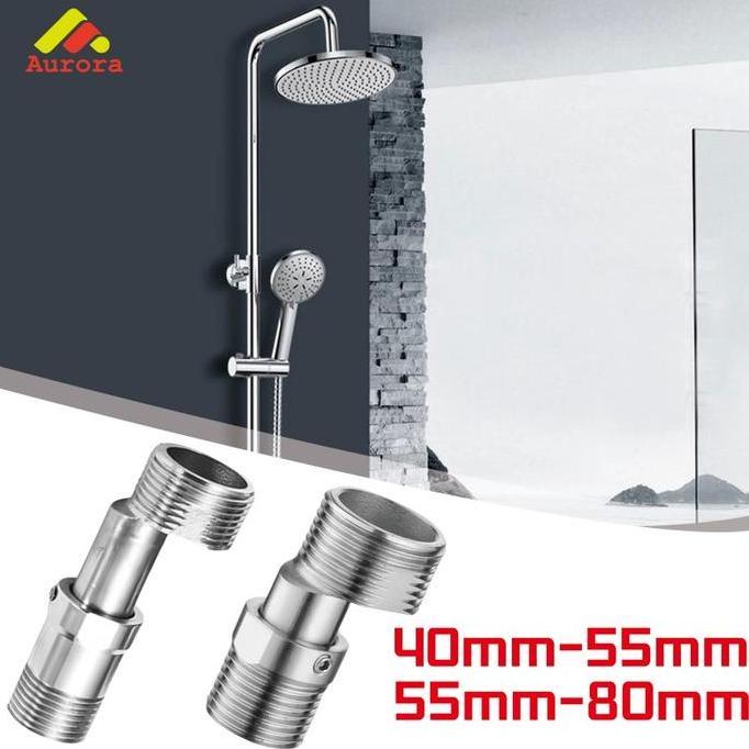 SASCALA Nepel Z Kuningan Kran drat 1/2"ke 3/4" Panas Dingin Kelas Atas Yang Dapat Disesuaikan untuk 