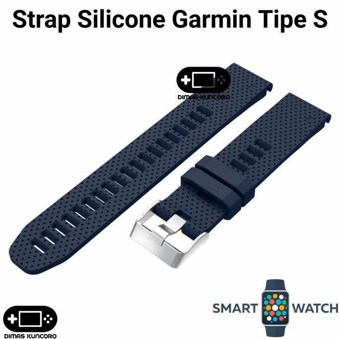 Strap Silicone Garmin Tipe S silikon garmin fenix 5s 6s 7s plus pro sapphire solar