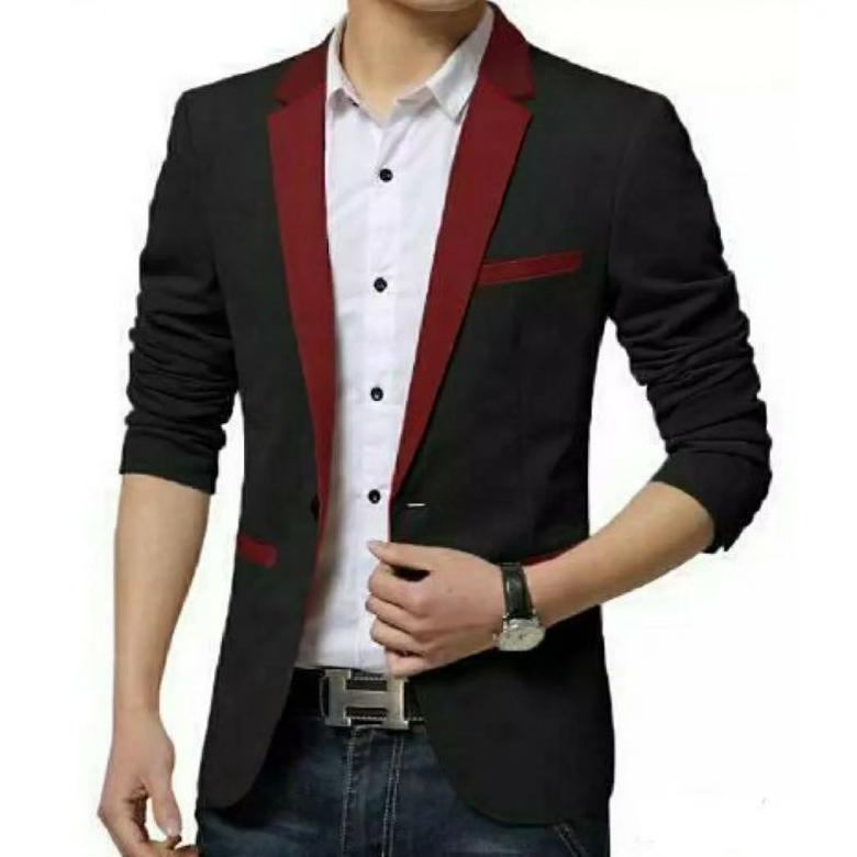HOT DEALS Jaz Blazer Pria Slim Fit Korean Style/Blazer Pria Casual/Jaz Formal Pria Kantor Kerja Wisu