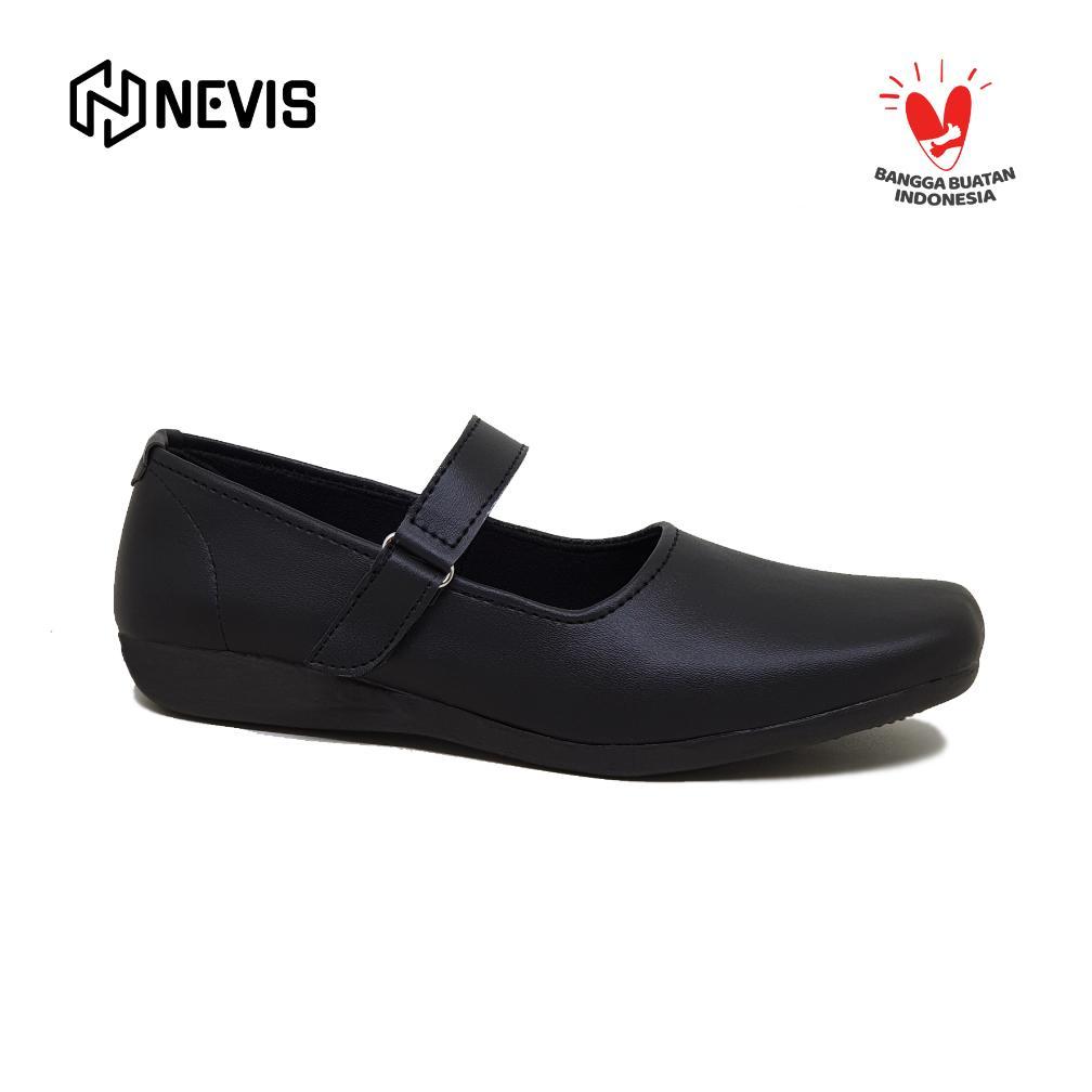 Grade Ori Sepatu Pantofel Paskibra Wanita Original Nevis Nvs 86 Sepatu Sekolah Paskib Hitam
