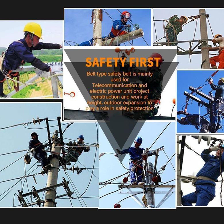 Tali Pengaman Panjat Tebing Safety Belt Proyek Sabuk Panjat Tebing Sabuk Keselamatan