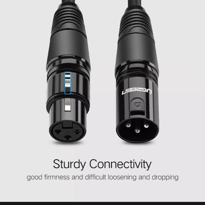 Ugreen Kabel Xlr Male Cable Microphone To Karaoke Ke Female Cable Mikrofon Ke Mixer Audio Stabil Spe