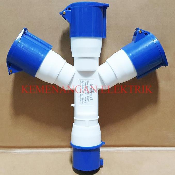 FORT STEKER T CABANG 3 / INDUSTRIAL PLUG SOCKET 3 PIN 32A / 3PIN 32 A