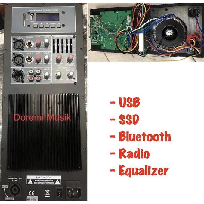 Power Kit Speaker Aktif 2 Way Usb Audio Seven 800Watt Original